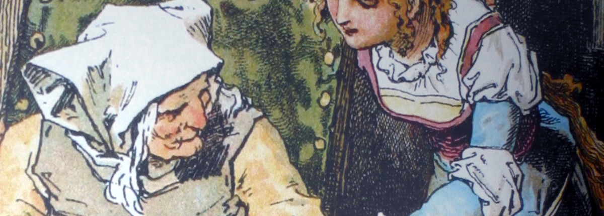Dornröschen, nach einem Gemälde des aus Koblenz stammenden Malers und Illustrators Alexander Zick (1845-1907)